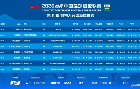 kaiyun-北青：目前中国足协还没有邀请外籍裁判员执法中超比赛的计划
